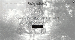 Desktop Screenshot of finding-serenity.com